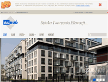 Tablet Screenshot of albud.com.pl